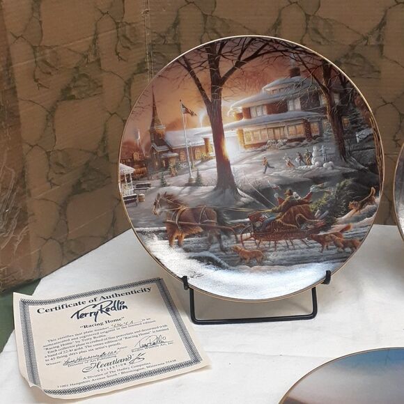 3 pc bundle of Terry Redlin plates - Picture 2 of 10